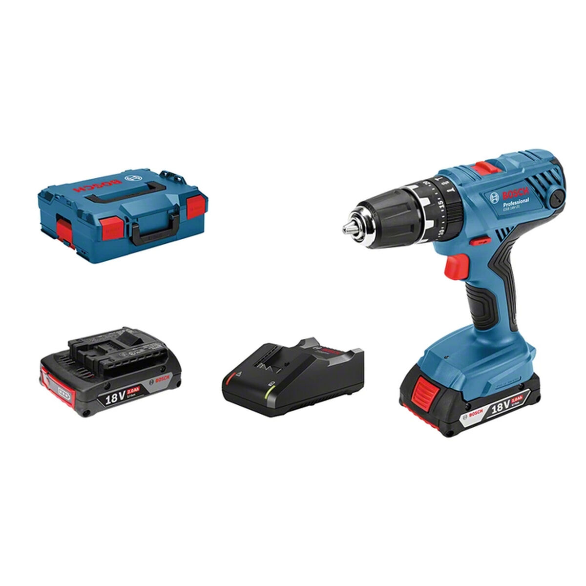 Elektrický skrutkovač BOSCH GSB 18V-21 PROFESSIONAL
